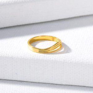 18K Gold/Rose Gold Filled Dainty Ring Active